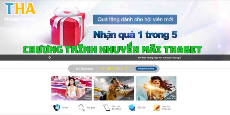 Giới thiệu về chương trình khuyến mãi tại Thabet