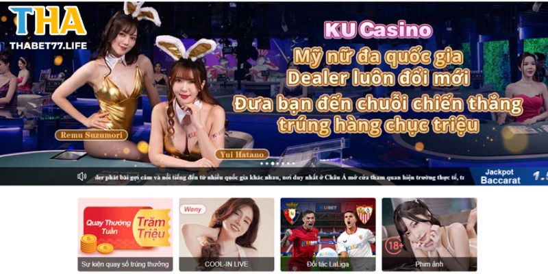 Sức hấp dẫn của sảnh cá cược Casino Thabet